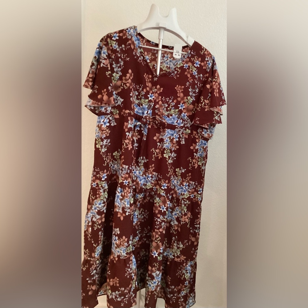 Floral Ruffle Dress
